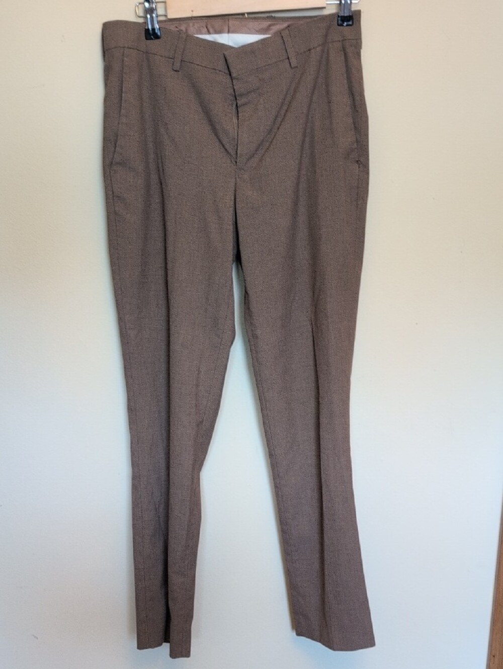 Murano Brown Men's Alex Fit Dress Pants 30x30